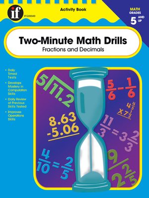 cover image of Two-Minute Math Drills, Grades 5 - 8